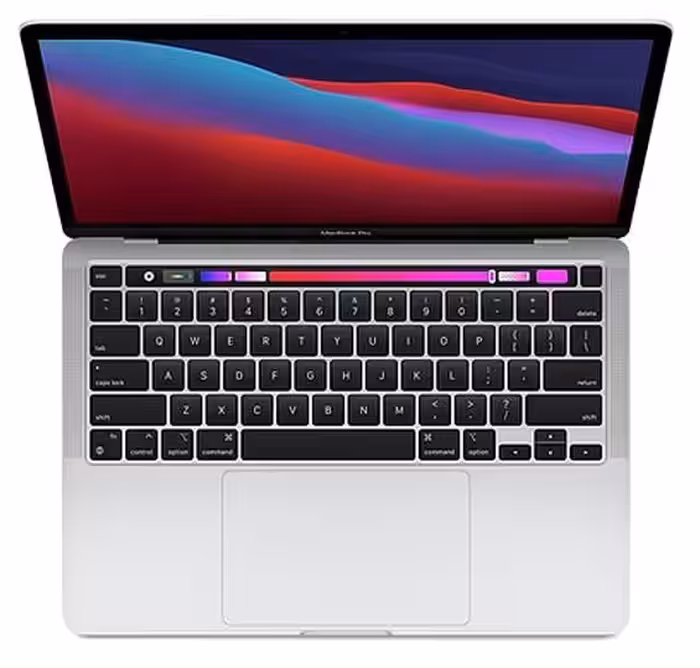 MacBook Pro اپل 13 اینچ مدل MYDA2 2020 پردازنده M1 رم 8GB حافظه 256GB SSD