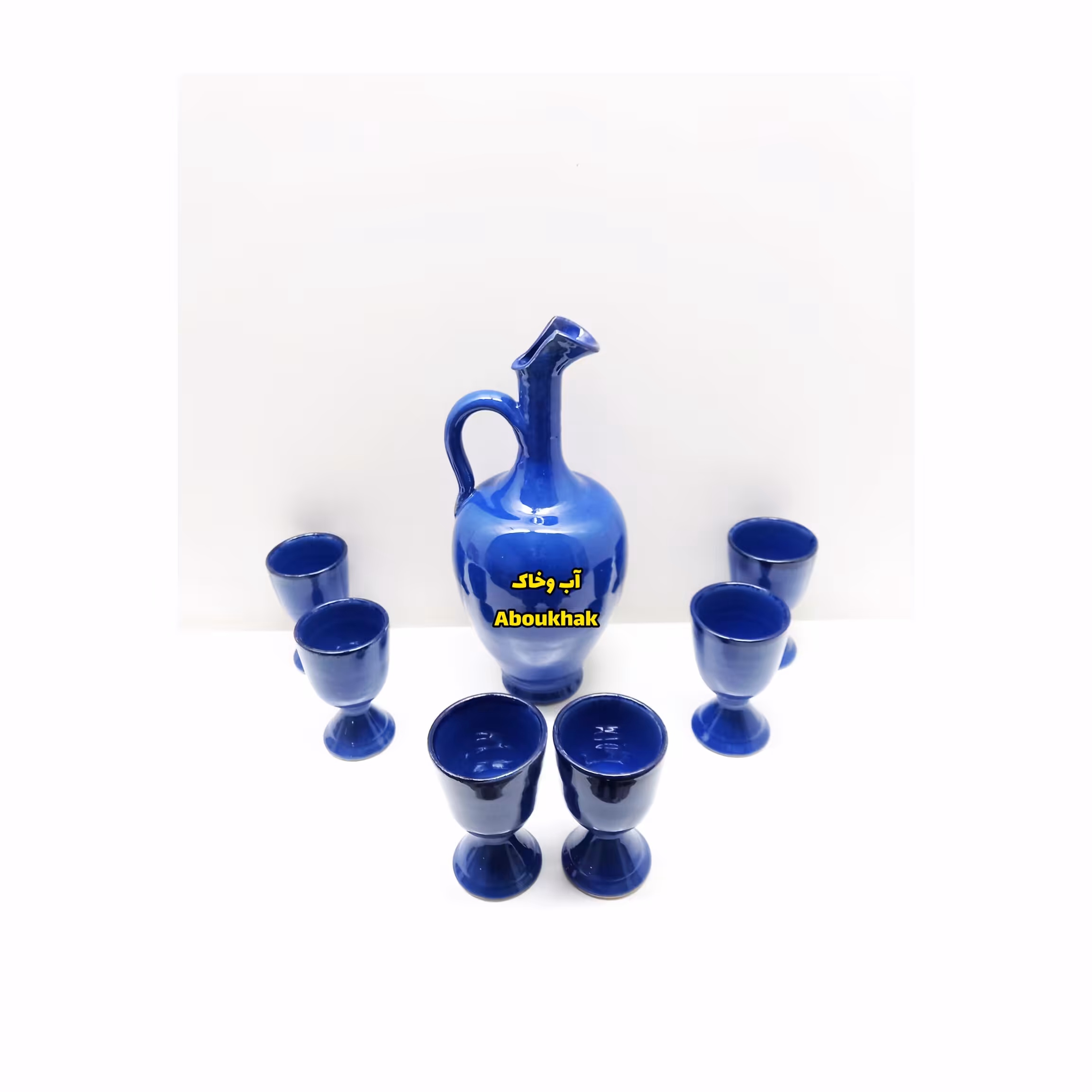 پارچ وگیلاسی  سرمه ای