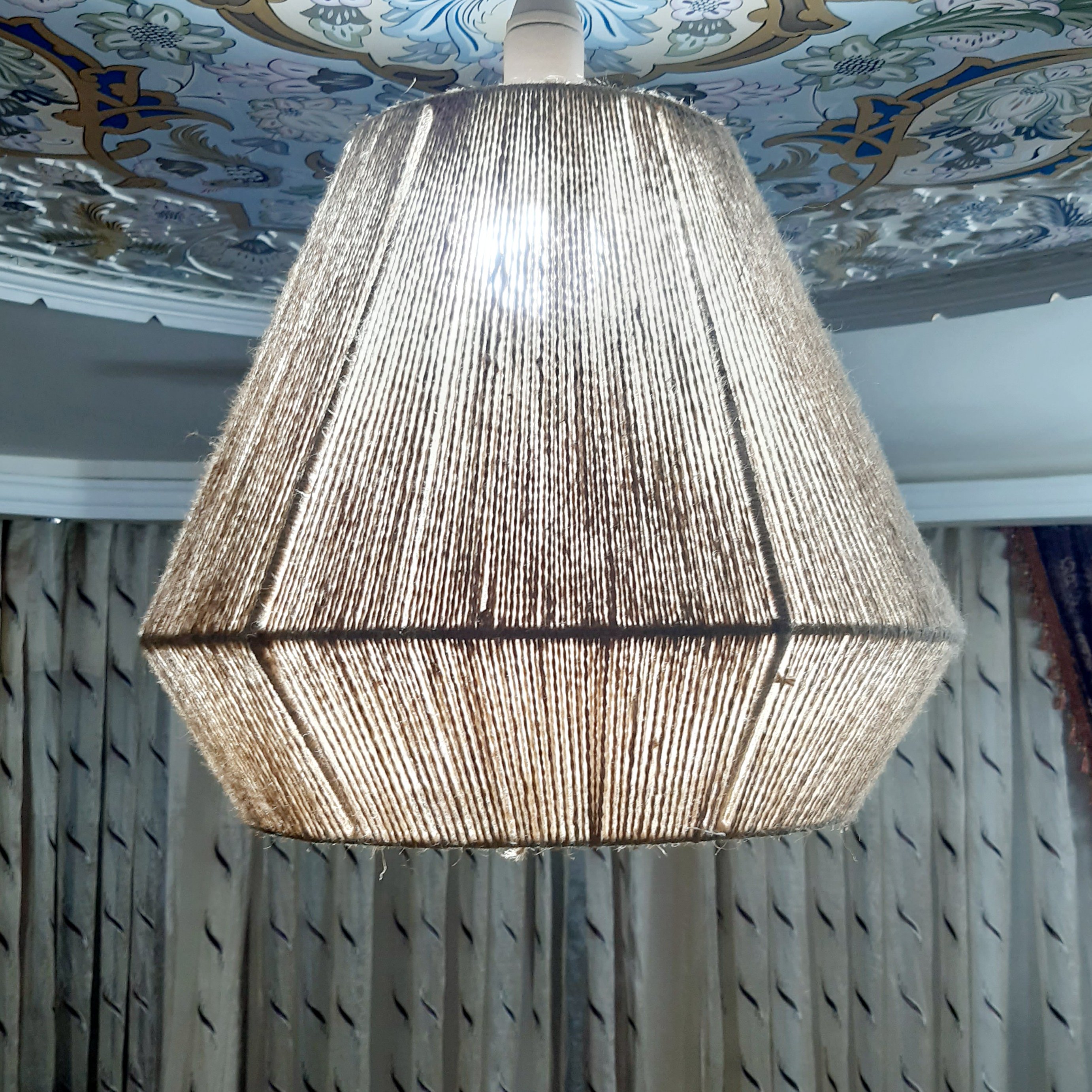 لوستر کنفی مدل الماسی