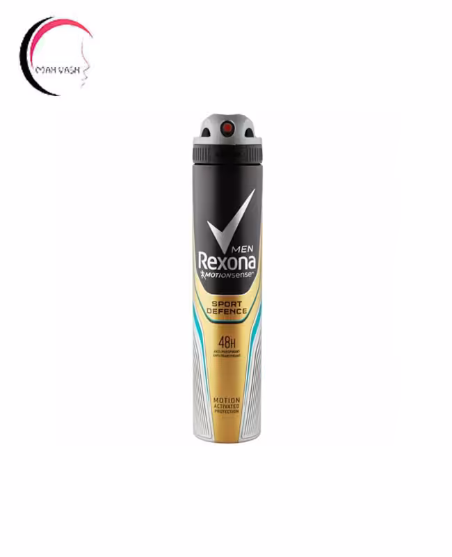 اسپری دئودورانت مردانه رکسونا مدل Sport Defence حجم 200 میل