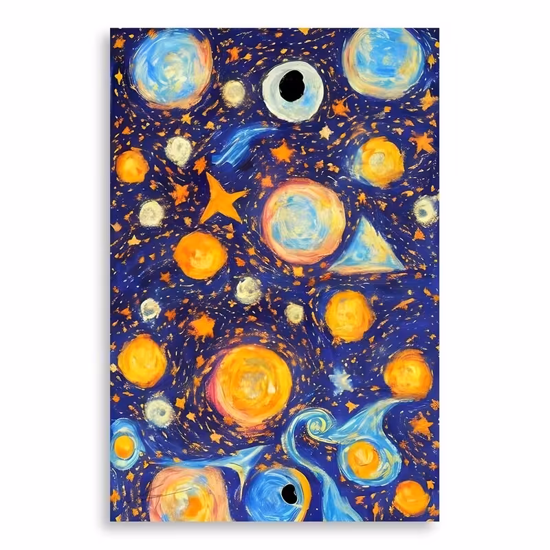 تابلو. شاسی طرح کهکشان کوبیسم مدل NV0032