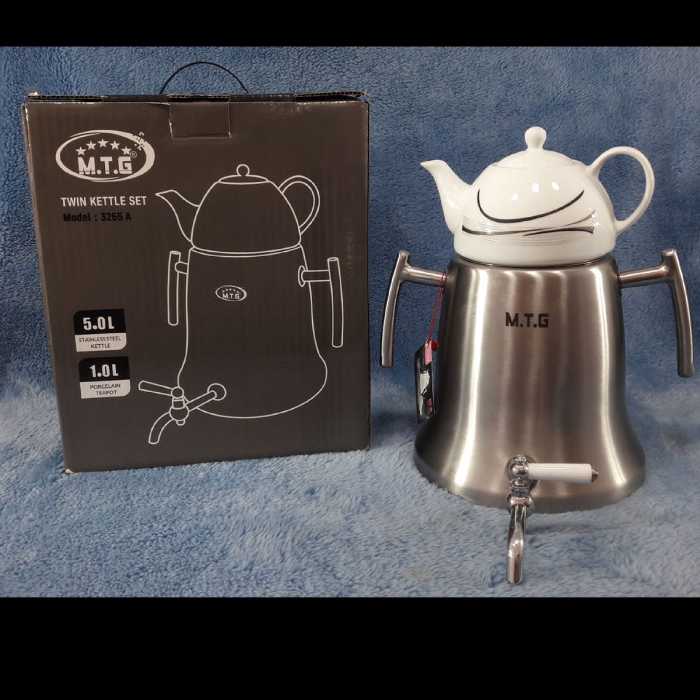 کتری و قوری روگازی سوپر برند ام تی جی MTG کد 3255