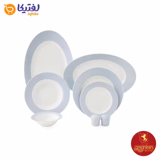 سرویس غذاخوری آداجیو یاس 6 نفره چینی زرین رادیانس 28 پارچه