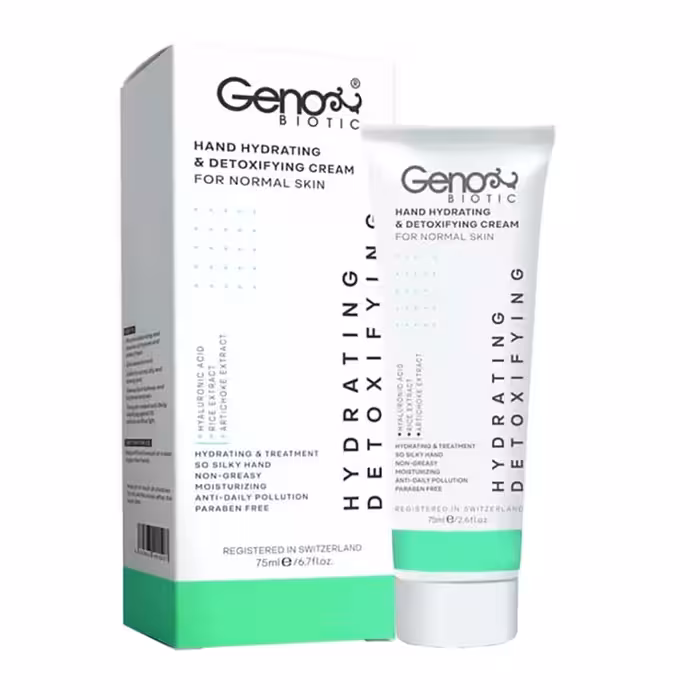 ژنوبایوتیک کرم رطوبت رسان پوست دست مناسب پوست های نرمال تا چرب