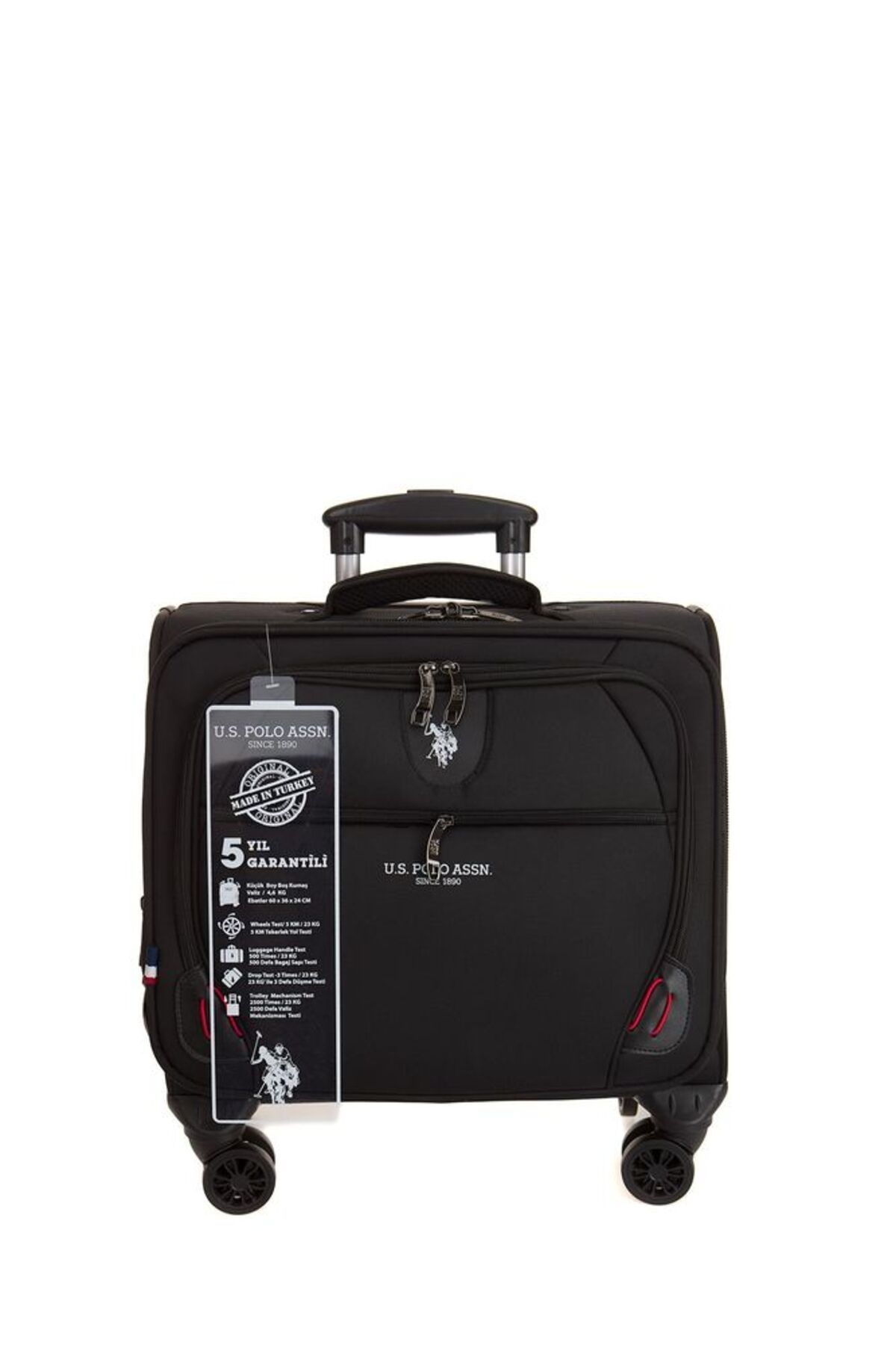 چمدان و ساک مشکی مردانه زنانه سیاه پارچه یونیسکس Size Sizce Supply PLPLT8095 US Polo Assn