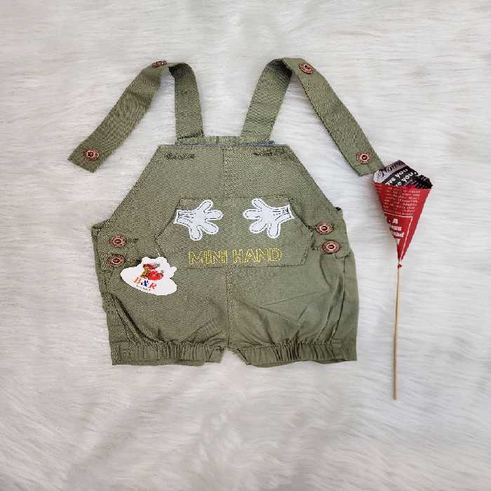 پیشبندی کتان کوتاه بهار طرح دست کوچک