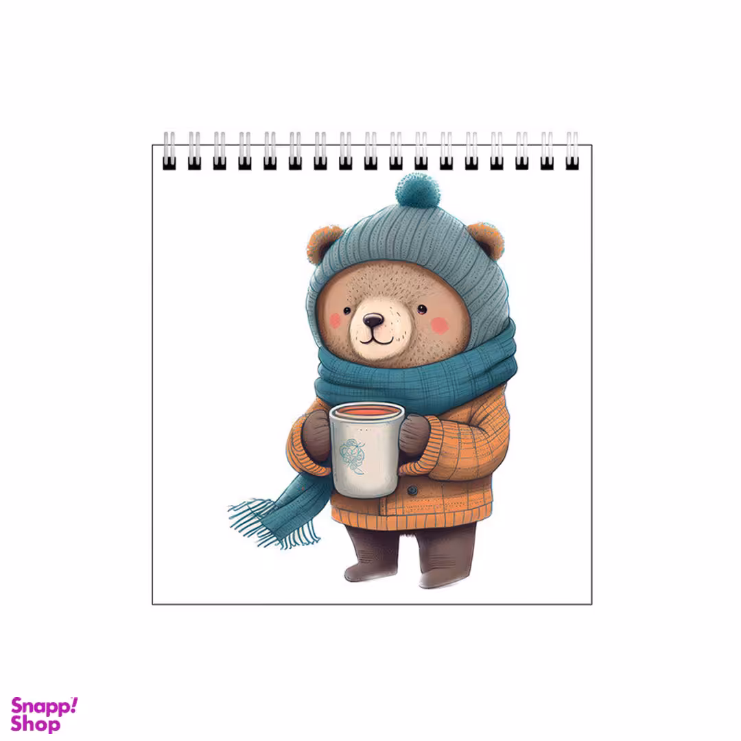 دفتر طراحی بامبیلیپ طرح خرس سرمایی کد 7020175