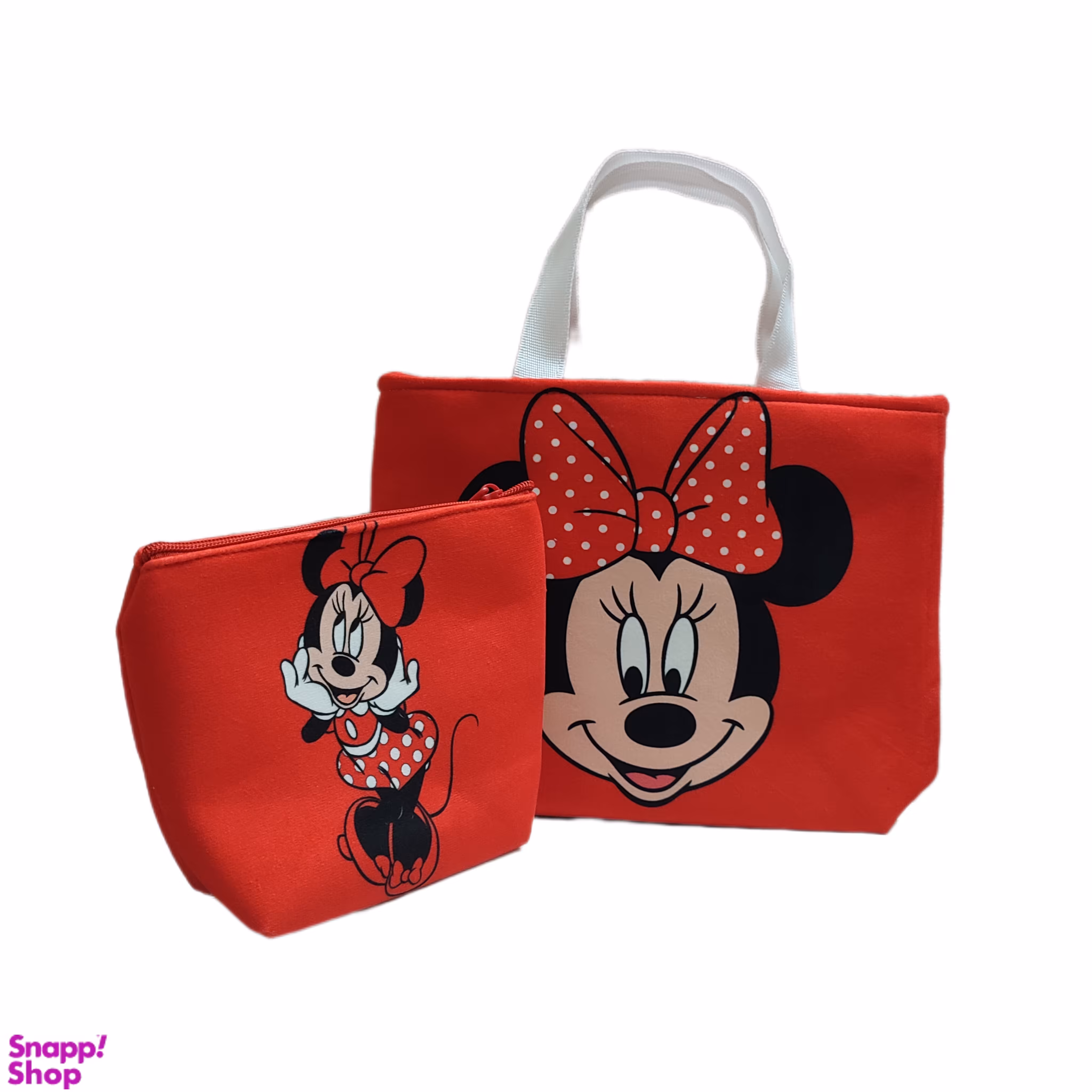 کیف دخترانه مدل میکی موس کد ۱۲ به همراه کیف آرایشی