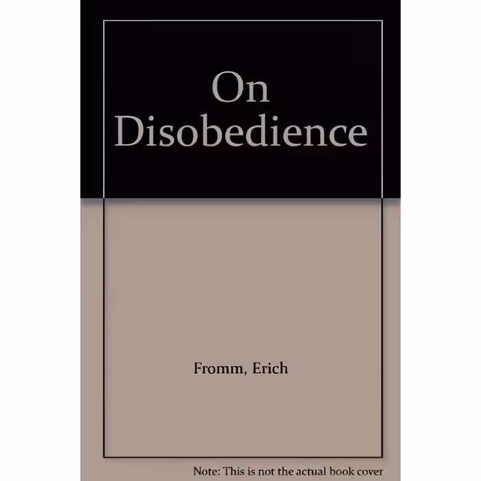 کتاب زبان اصلی On Disobedience اثر Erich Fromm