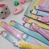 خط کش چوبی 15 سانتی طرح یونیکورن