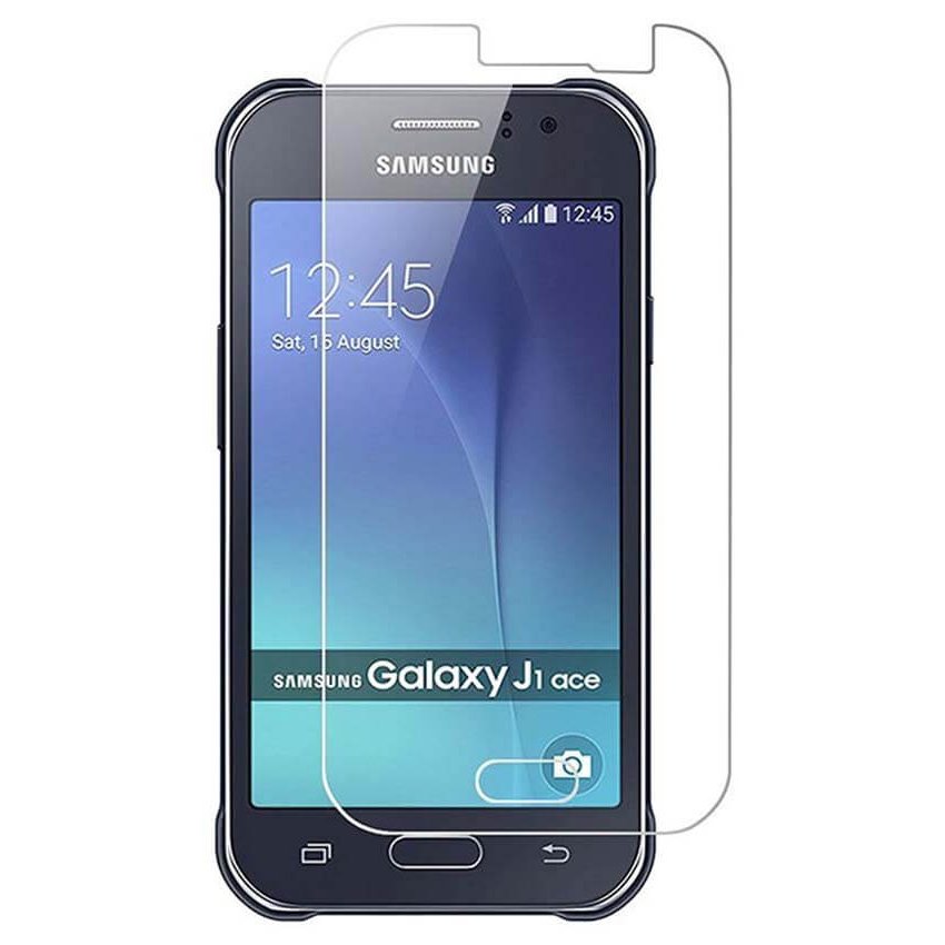گلس سامسونگ samsung j1 ace خشگیر محافظ صفحه نمایش j110 j111 جی یک وان ایس گلس 3 میل شیشه ای J110F J110H J111