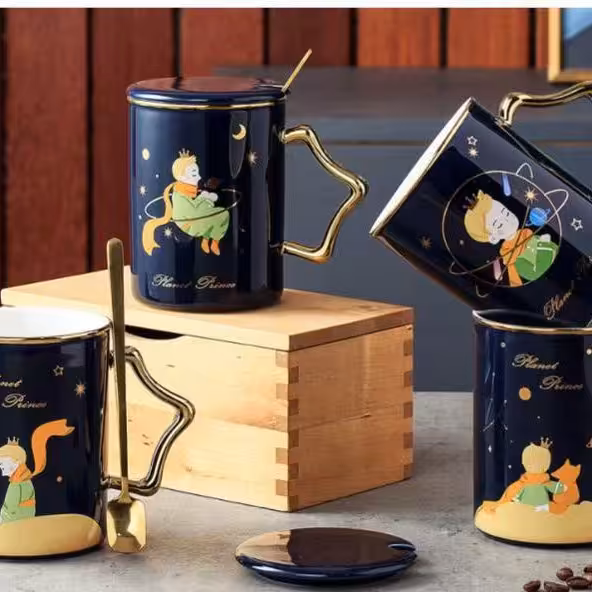 ماگ فانتزی شازده کوچولو  قاشق دار