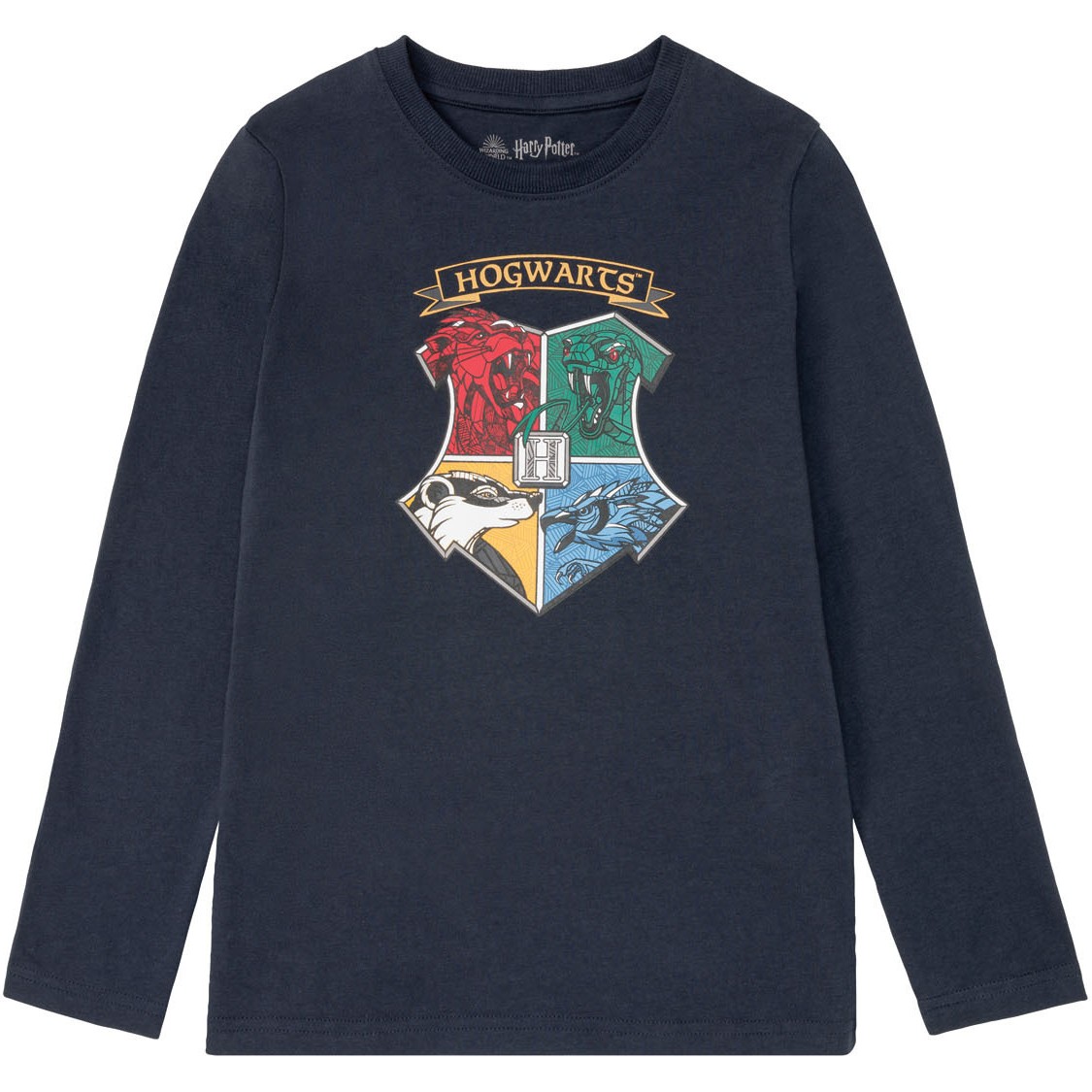 تیشرت آستین بلند نخی پسرانه طرح هری پاتر Harry Potter برند لیدل Lidl آلمان سایز 8 تا 10 سال