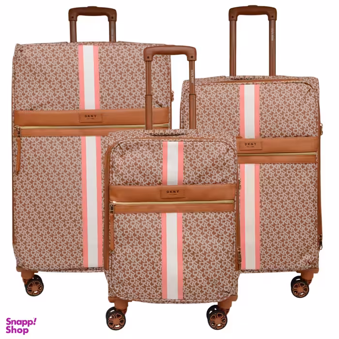 چمدان دی کی ان وای مدل SIGNATURE STRIPE ST2 مجموعه سه عددی