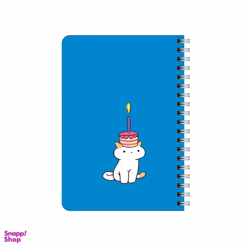 دفترچه یادداشت بامبیلیپ مدل چوبی طرح گربه تولدت مبارک کد 0598824