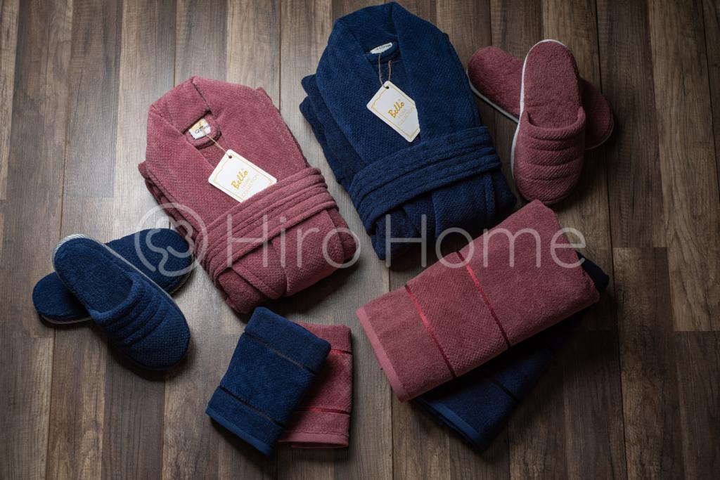 سرویس حوله عروس و داماد بلو 10تیکه