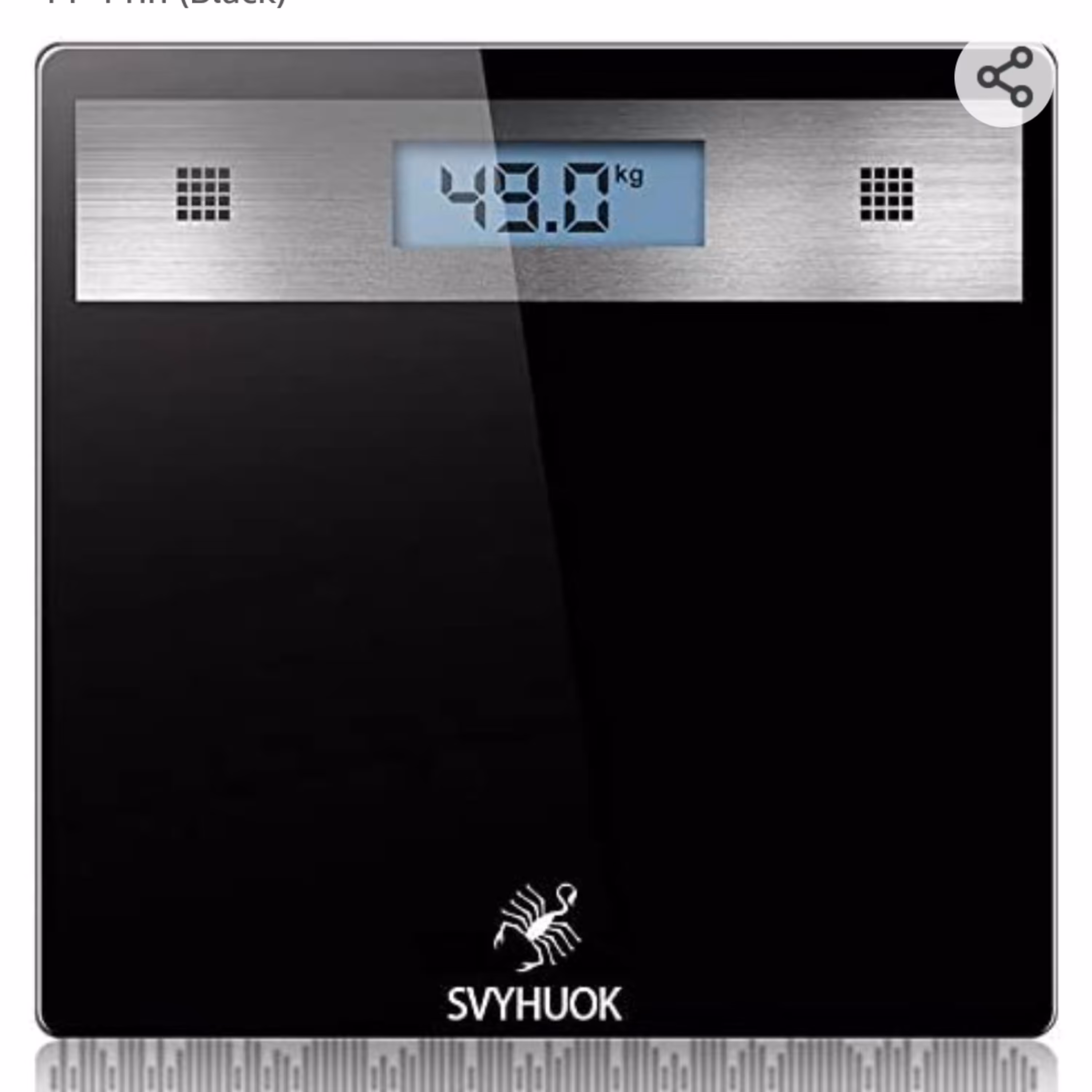 ترازوی شیشه ای و سخنگو حمام