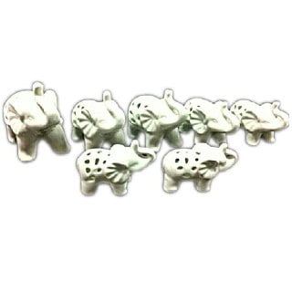 فیل هفت عددی سرامیکی کوچک