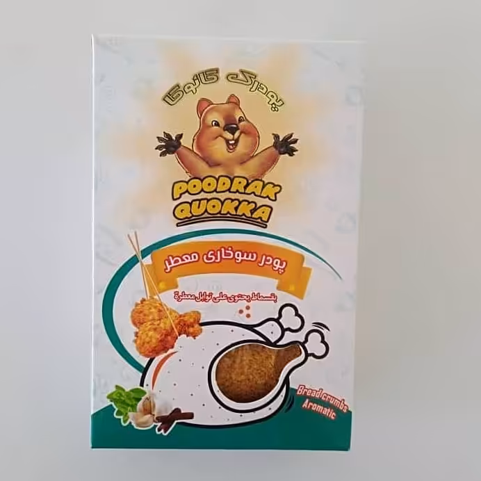 پودر سوخاری حاوی ادویه جات معطر شامل 12 عدد بسته 200گرمی