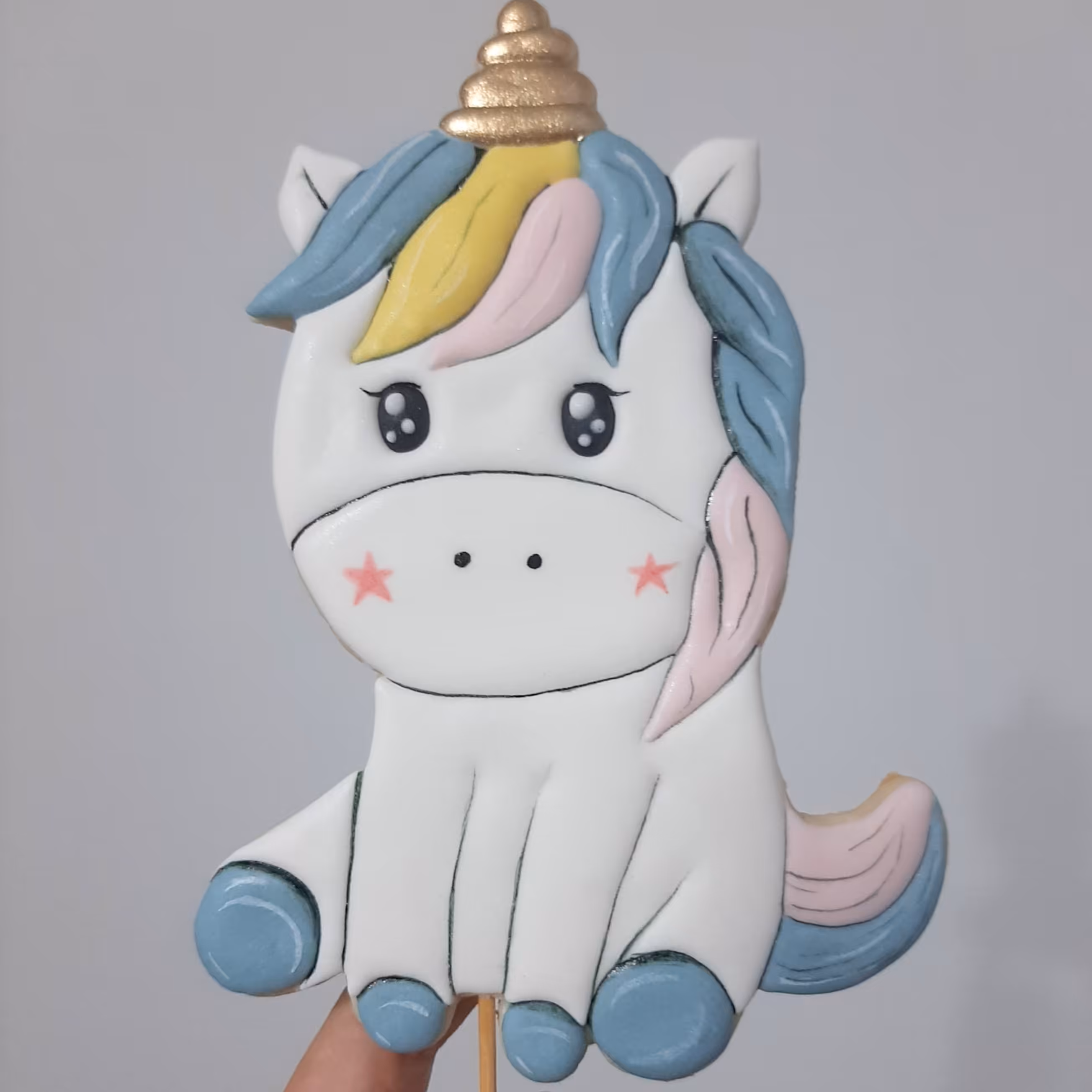 پک دو تایی کوکی طرح اسب تک شاخ