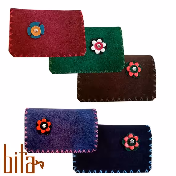 جا کارتی و کیف کارت چرم اشبالت طبیعی 