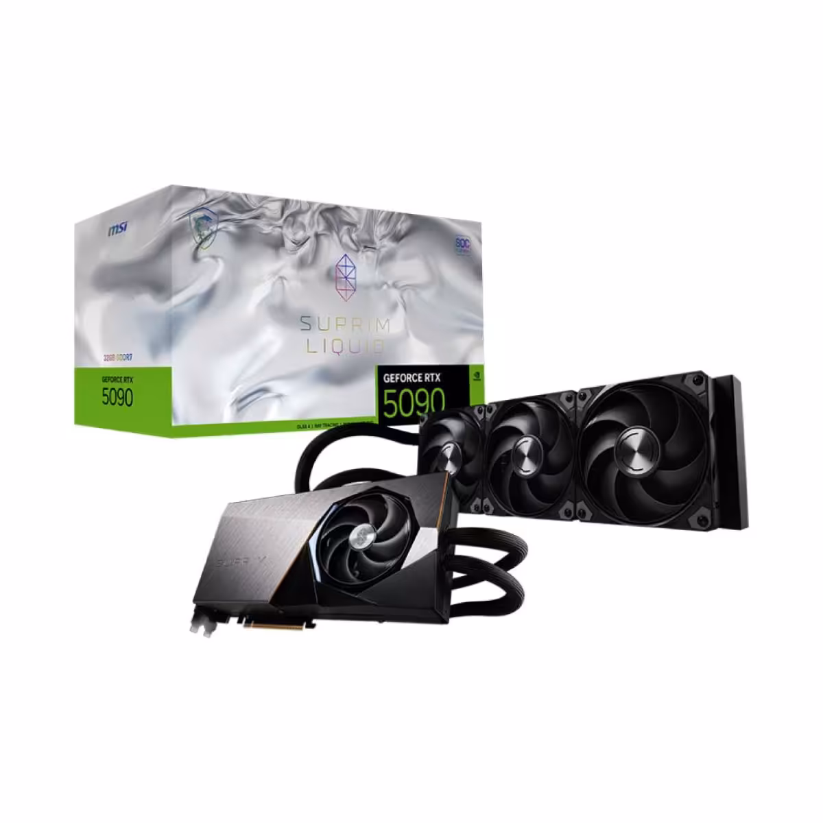 خرید کارت گرافیک MSI RTX 5090 32G Suprim Liquid SOC با بهترین قیمت