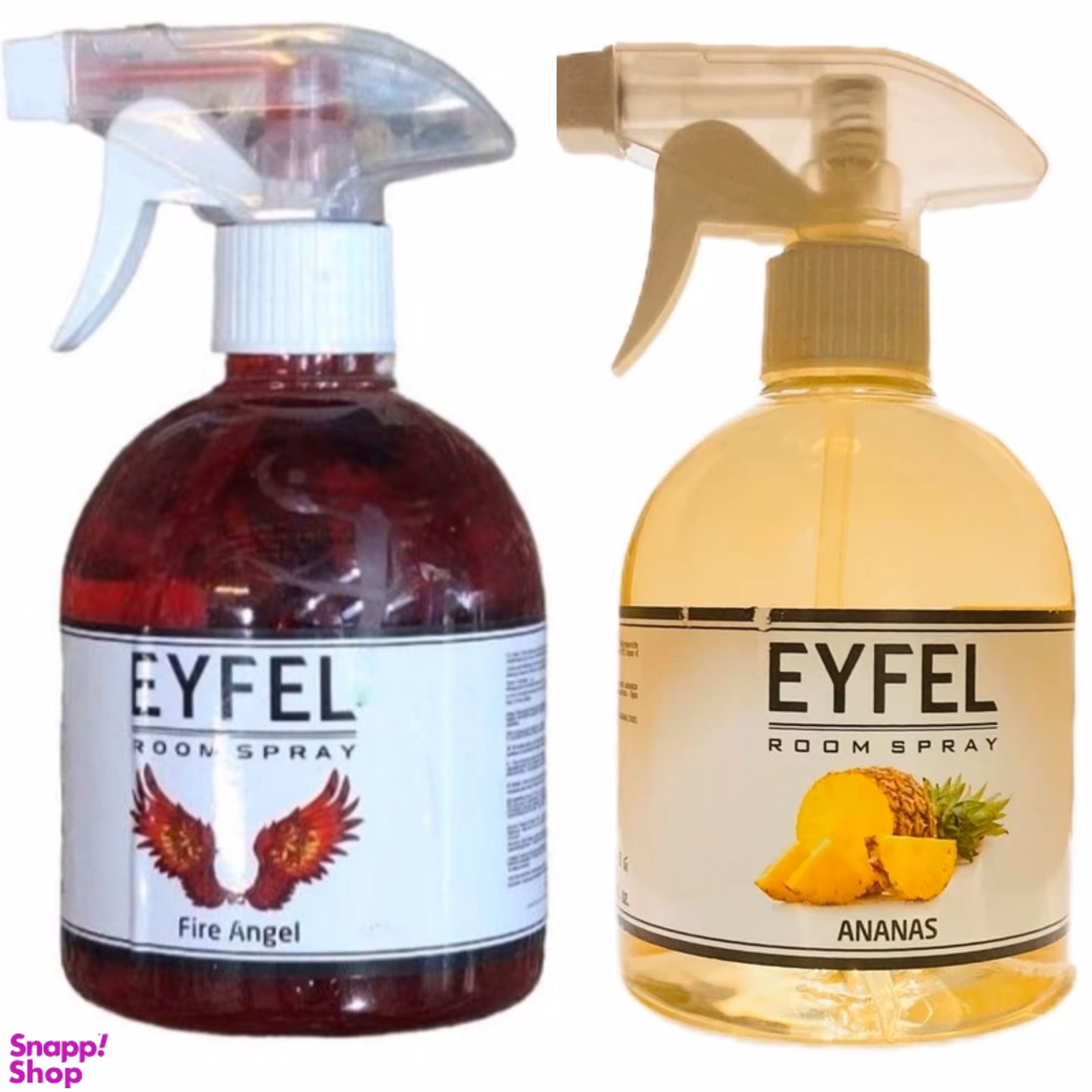اسپری خوشبوکننده هوا ایفل مدل فایرآنجل و آناناس حجم 500 میلی لیتر بسته 2 عددی