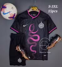 کیت اینترمیلان کانسپت افعی مشکی (پیراهن شورت) ورژن هواداری