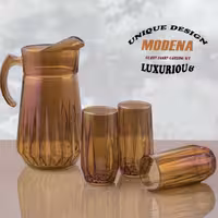 پارچ و لیوان مودنا ارغوانی(پس کرایه)