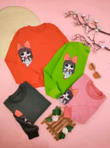 کراپ دخترانه موقهوه ای