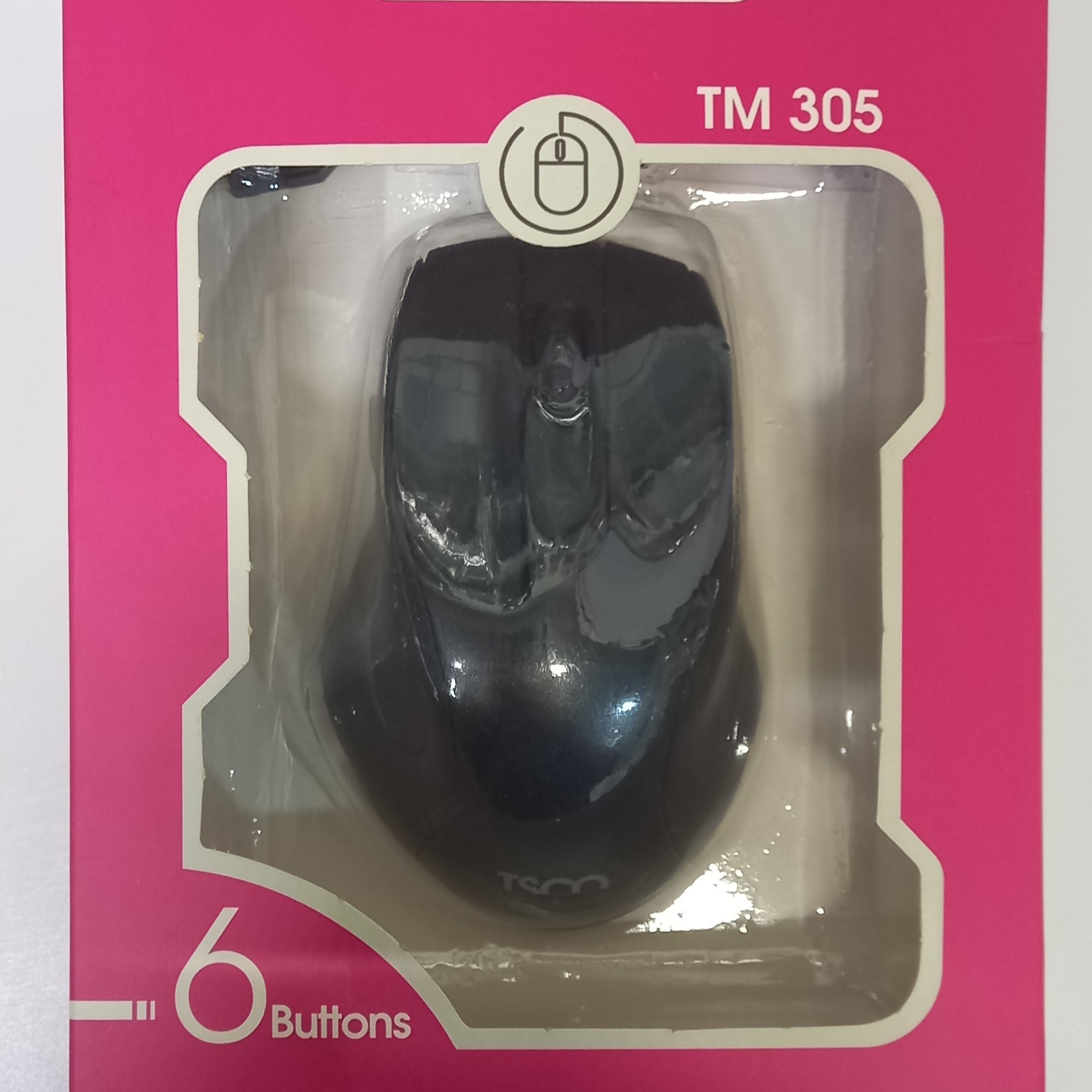 ماوس سیمدار  مدل TM 305
dpi 2400
برند  تسکو
دارای سیم 1.8 متری
رنگ مشکی
شش کلید                     