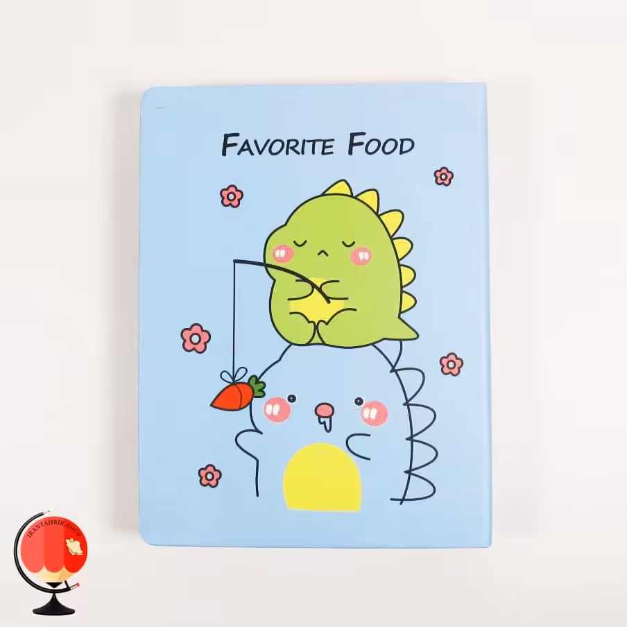 دفتر کلاسوری A5 حلقه فلزی طرح دایناسور سویل