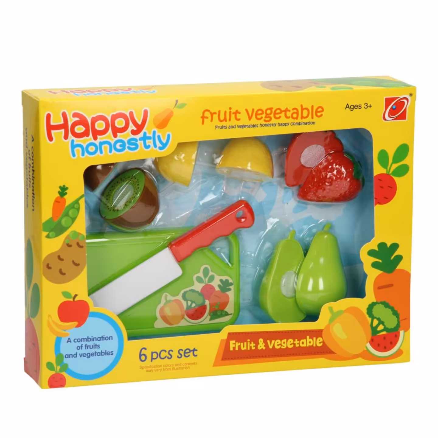 ست اسباب بازی  آشپزخانه مدل برش میوه مجموعه 6 عددی