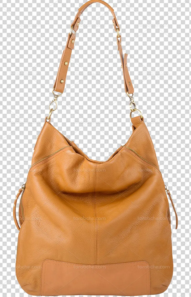 عکس PNG کیف بزرگ زنانه کرمی | گرافیک با طعم تربچه