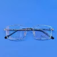 عینک طبی فلزی مردانه رنگ ثابت