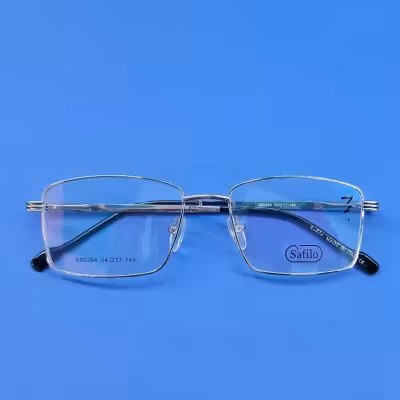 عینک طبی فلزی مردانه رنگ ثابت