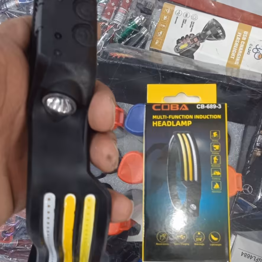 هدلایت چراغ قوه پیشانی حسگر دار 