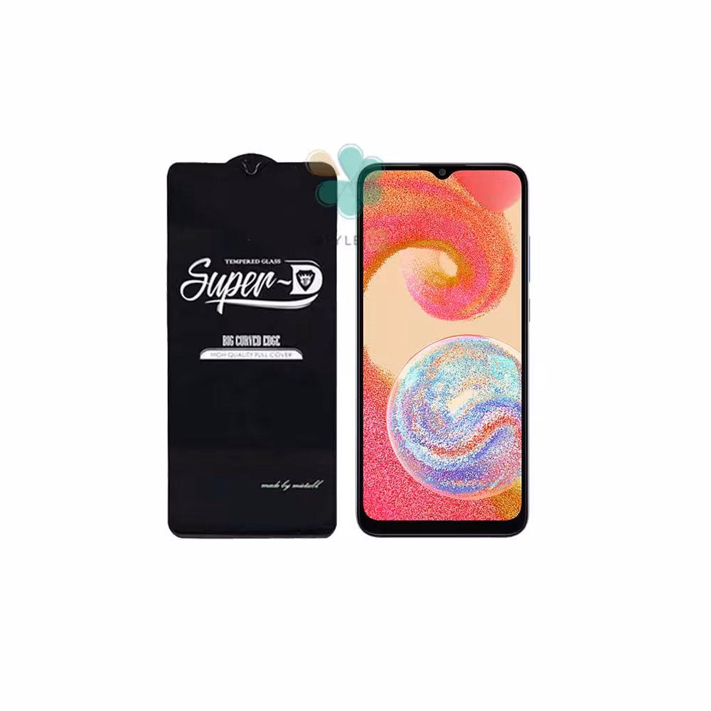 گلس گوشی سامسونگ Samsung Galaxy A04e تمام صفحه Super D
