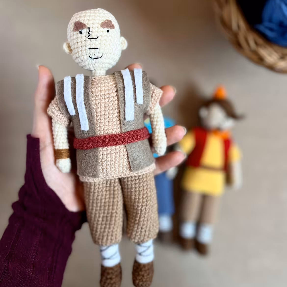 عروسک بافتنی صفی از انیمیشن پهلوانان