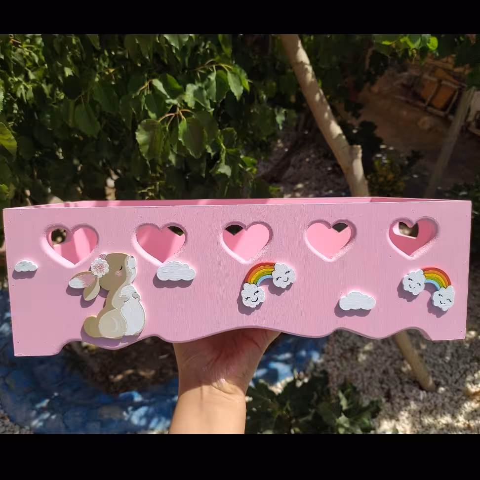 باکس چوبی وسایل نوزاد 