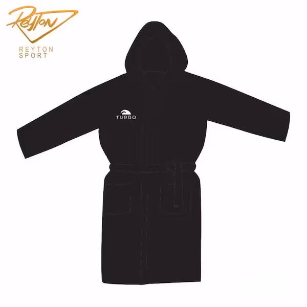 حوله Bathrobe Microfiber Black - 98110 | 3095