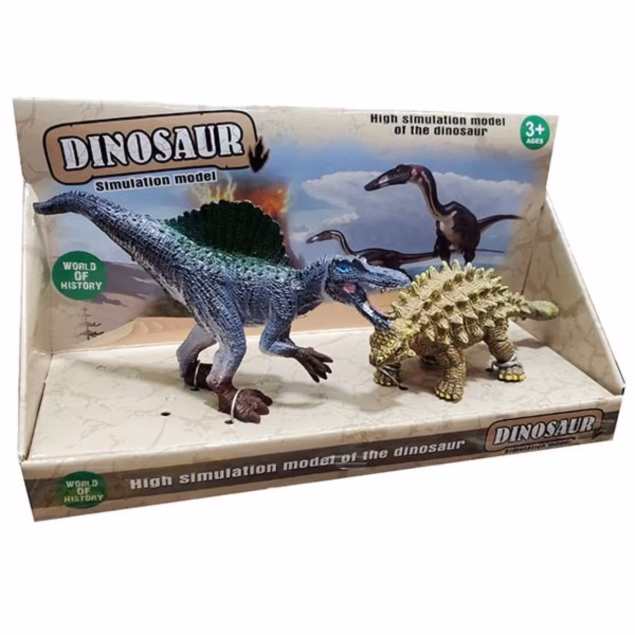 فیگور مدل Dinosaur کد 4 بسته دو عددی