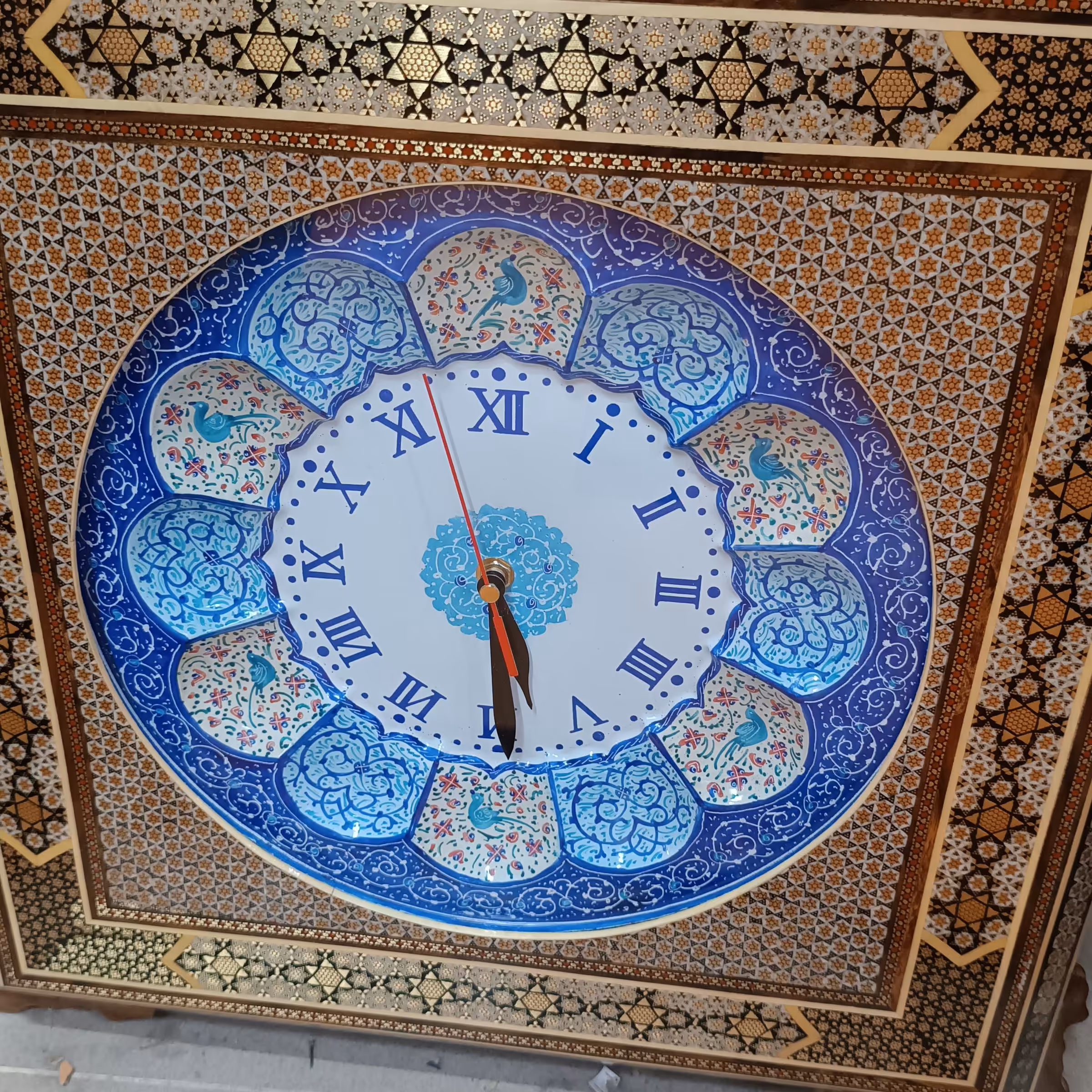 ساعت میناکاری و خاتم کاری