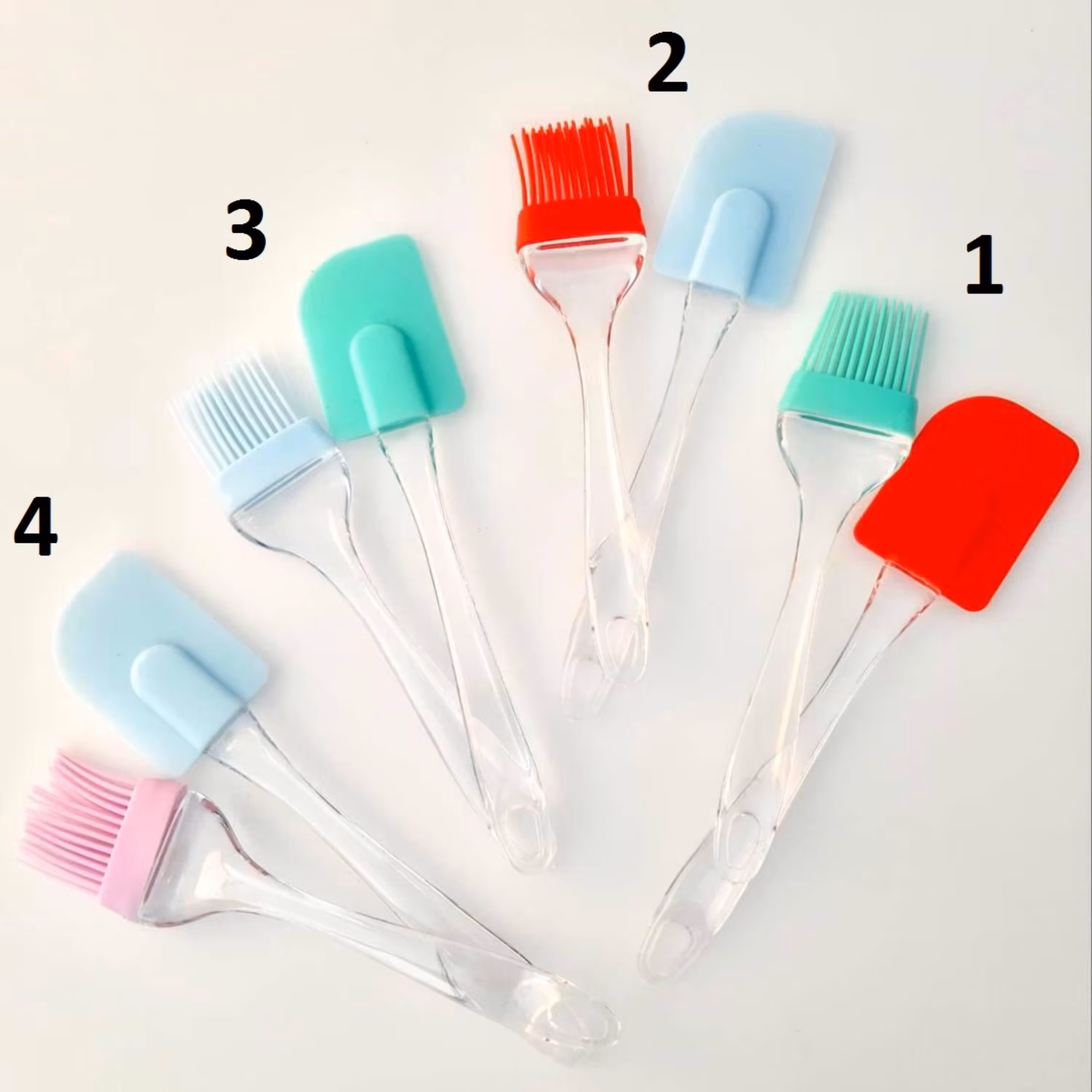 فرچه و لیسک بزرگ سلیکونی دو رنگ  (ارسال پس کرایه)