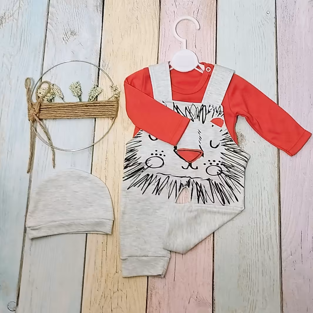 سیسمونی سه تکه پیش بندی پسرانه