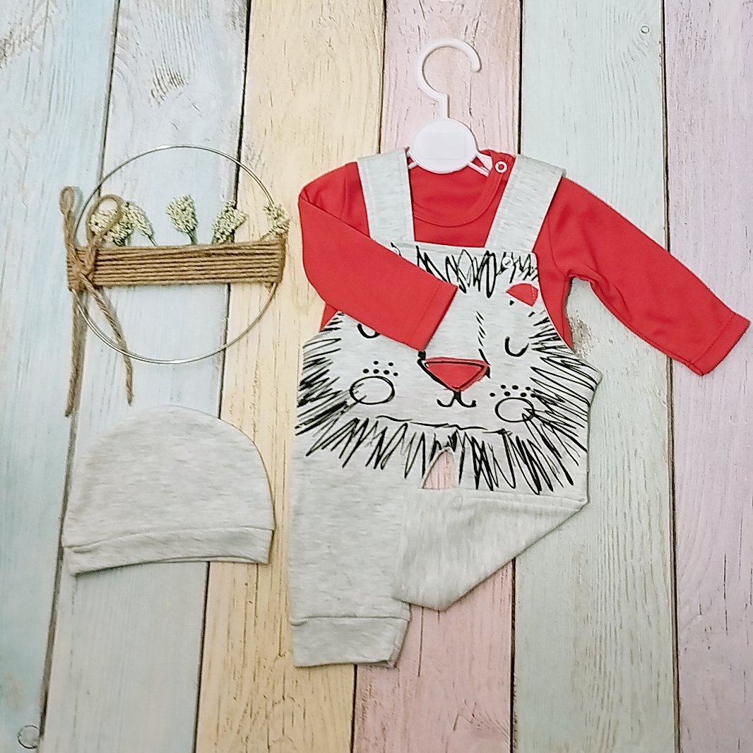 سیسمونی سه تکه پیش بندی پسرانه