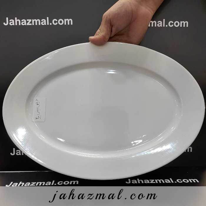 دیس بیضی 40 هتلی سفید چینی تقدیس