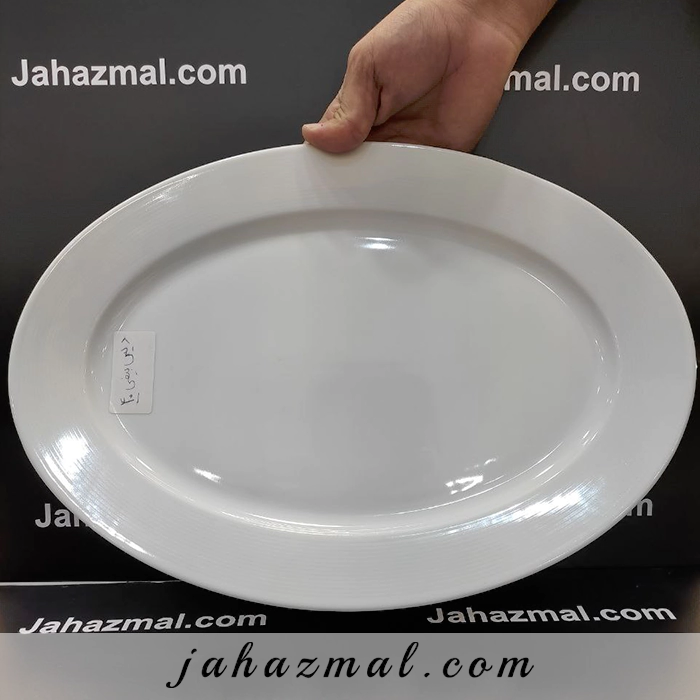 دیس بیضی 40 هتلی سفید چینی تقدیس