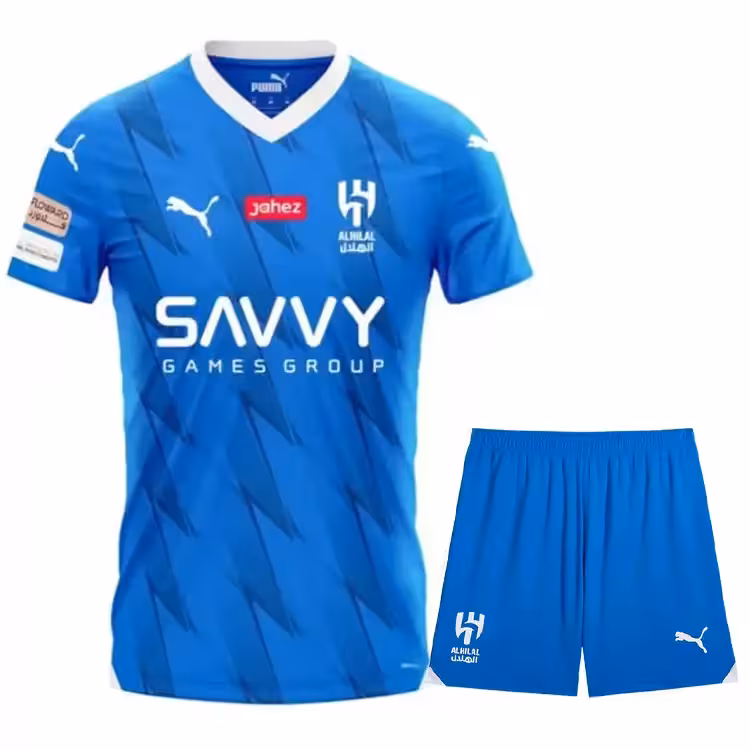 کیت اول الهلال 2024 ست پیراهن و شورت با لوگوی دوختی و تایلندی