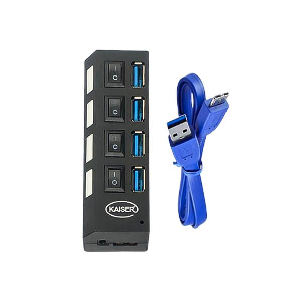 هاب 4 پورت آداپتورخور USB30 مدل 017